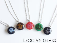 ラウンド・アクセサリー　Tomoeさんガラスフュージング作品｜岐阜cotola｜レチアンガラス資格認定講座