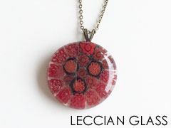 ヴェネチアンガラスアクセサリー　Tomoeさんガラスフュージング作品｜岐阜cotola｜レチアンガラス資格認定講座