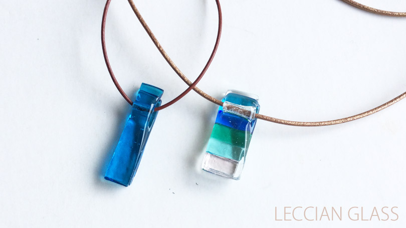 Shibuさんガラスフュージング作品｜ホール・アクセサリー｜岐阜cotolaレチアンガラス資格認定講座