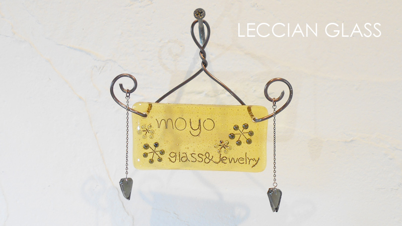 moyo さんガラスフュージング作品【サイン・プレート】アドバンスコース｜ガラスフュージング・レチアンガラス資格認定講座