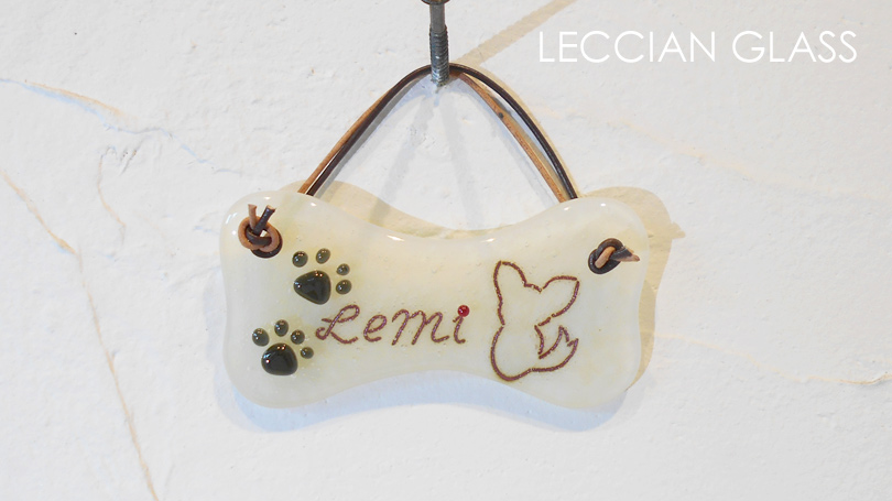 moyo さんガラスフュージング作品【サイン・プレート】アドバンスコース｜ガラスフュージング・レチアンガラス資格認定講座